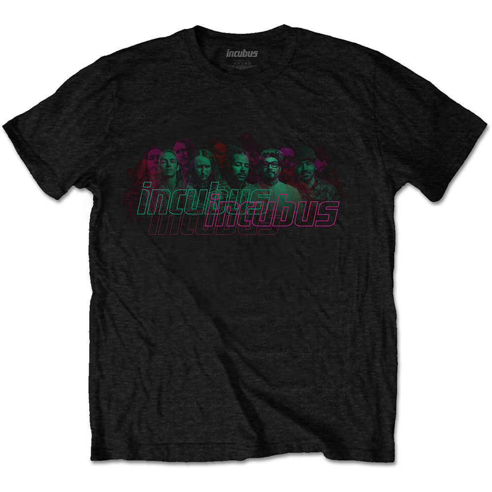 Incubus - 17 Tour Heren Tshirt - Zwart